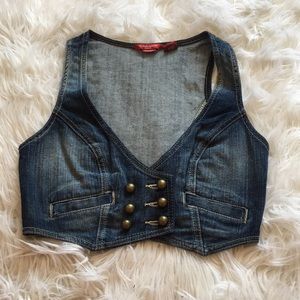 Guess jean vest💙